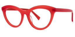 Fairy Rote Cateye Brille1