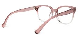 Stacie Rosa Klar Quadratisch Brille3