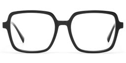 Ember Schwarz Quadratisch Brille0