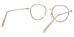 Wilder Gold Runde Brille4