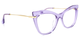 Indira Lila Klar Cateye Brille2