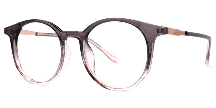 Haden Dunkellila Rund Brille
