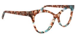 Eschwege Grünes Muster Cat Eye Brille2