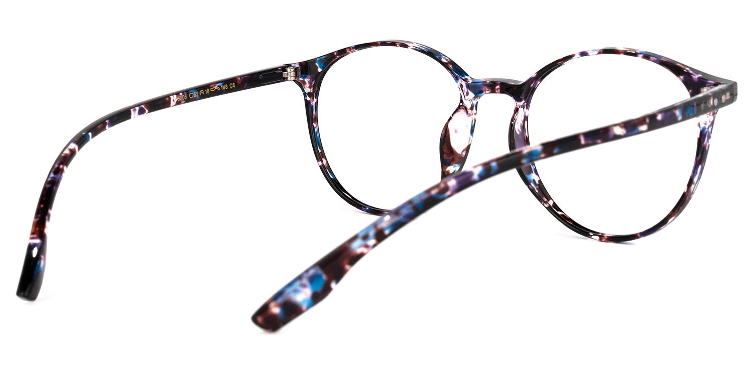 Perdita Blaue Tortoise Runde Brille3