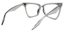 Cicely Grau Klar Geometrisch Brille3