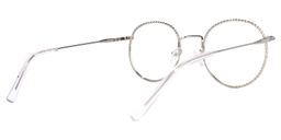 Rosanne Silber Rund Brille2