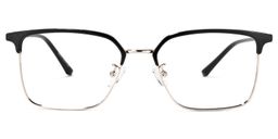 Gisela Schwarz Rechteckig Brille0