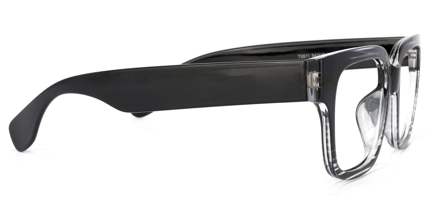 Colin schwarz rechteckige Brille3