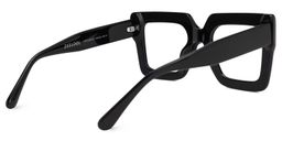 Brandon Schwarz Quadratische Brille4