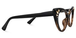 Zeke Schwarz Cateye Brille2