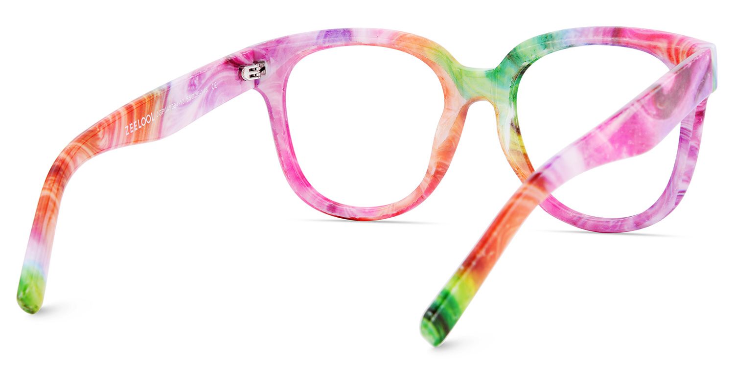Harrell Bunt Quadratisch Kunststoff Brille4