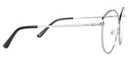 Carcia Silber Geometrische Brille2