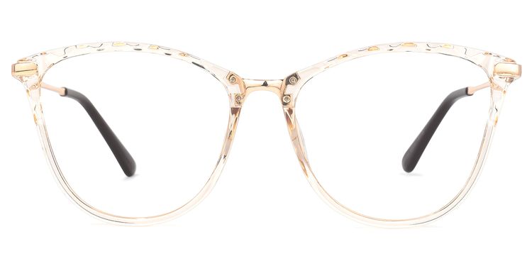 Vaughan Hellgelb-Gold Cateye Brille