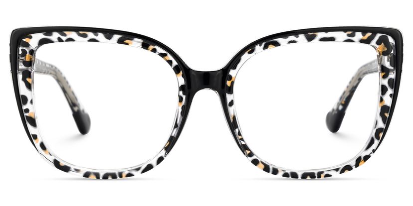 Fenn Schwarz-Tortoise Cateye Brille
