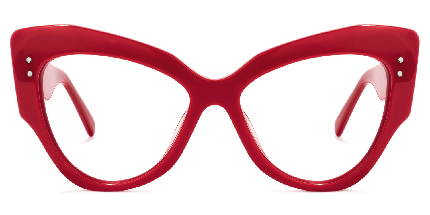 Keanu Rot Cateye Brille0