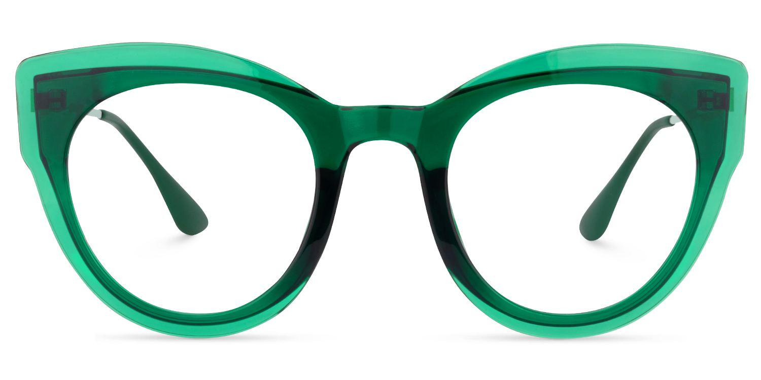 Demetrius Grün Cat Eye Brille0