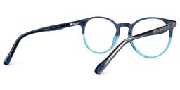Ocasio Blau Rund Brille3