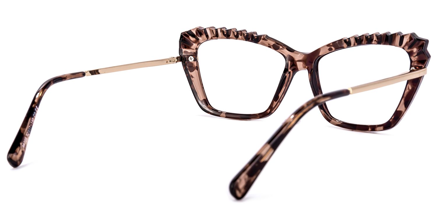 Sophie Braun Blumenmmuster Cat Eye Brille4