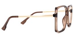 Ebony Braun Quadratisch Brille2