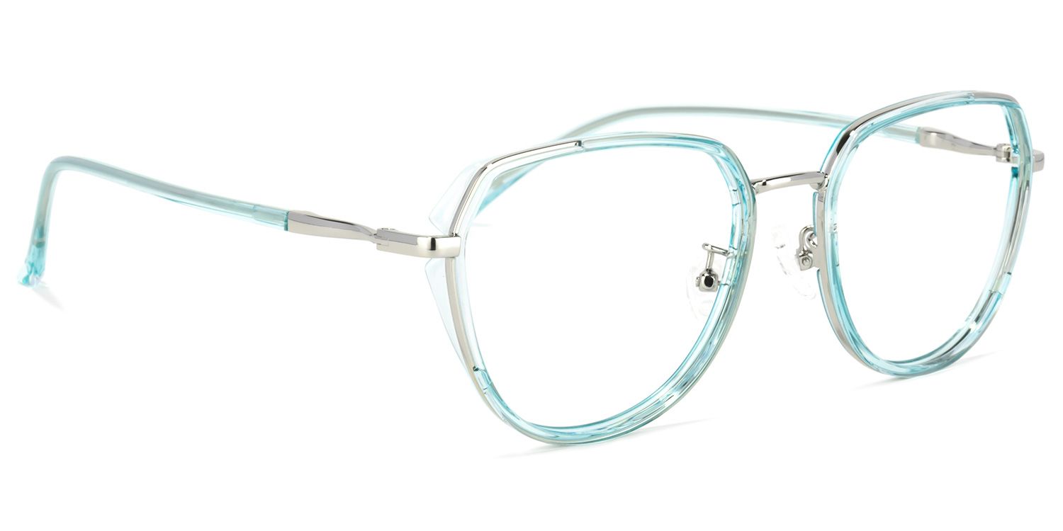 Nash Blau Geometrisch Brille2