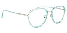 Nash Blau Geometrisch Brille2