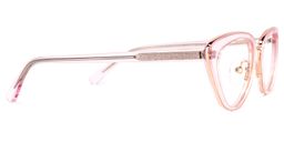 Cosme Rosa Klar Cateye Brille3