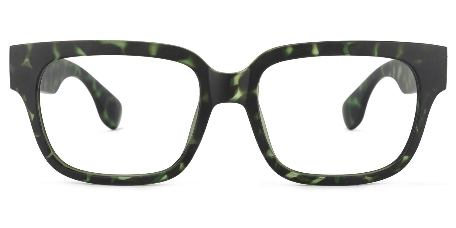 Colin Grün-Tortoise Rechteckig Brille0
