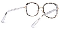 Mindset Schwarze Rechteckige Brille4