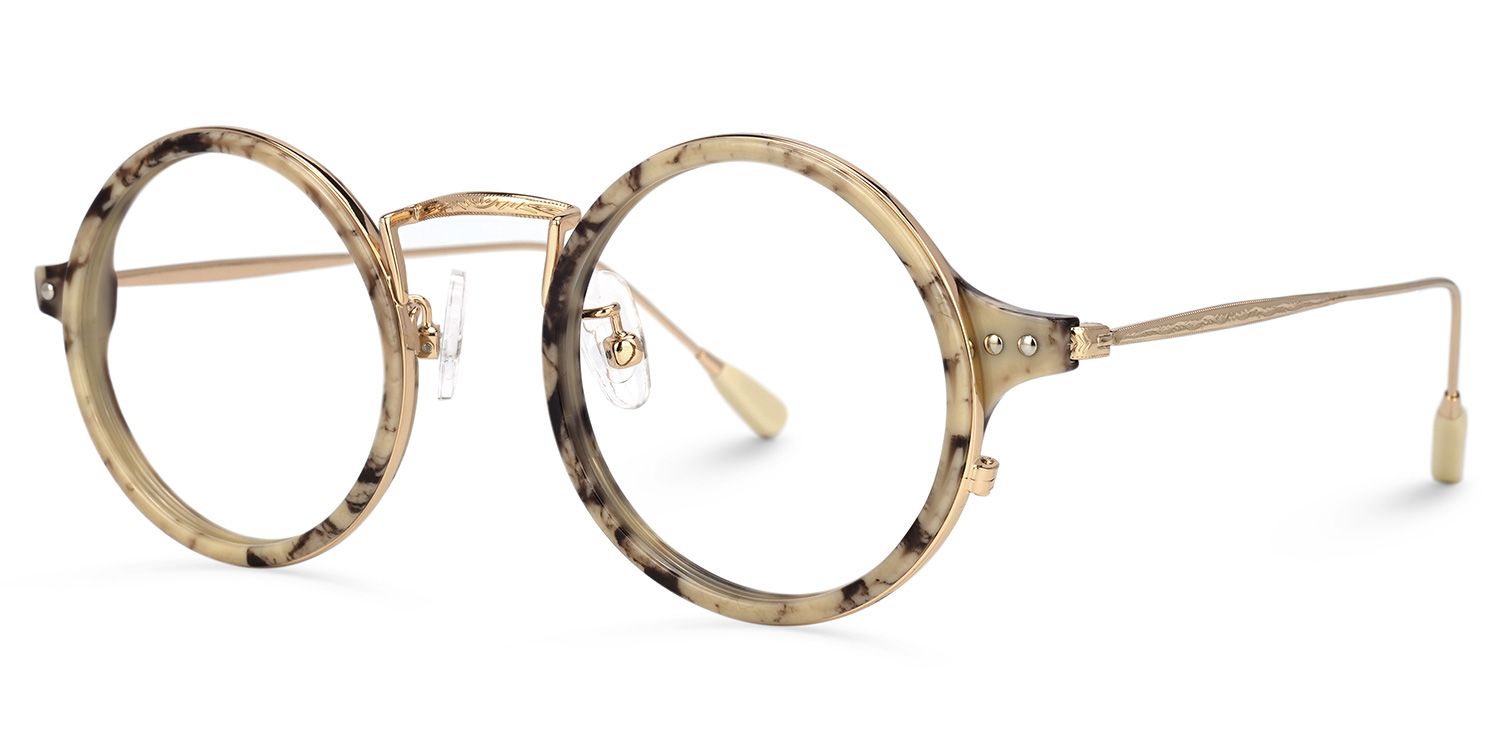 Hadassah Gelbe Runde Brille1