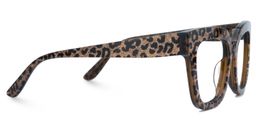 Yaniska Braun-Leo Quadratisch Brille5