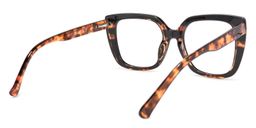 Brenda Tortoise Quadratische Brillen4