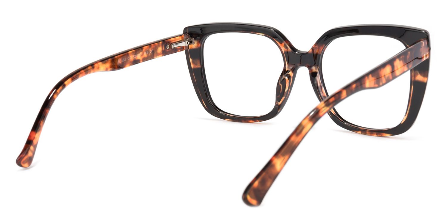 Brenda Tortoise Quadratische Brillen4