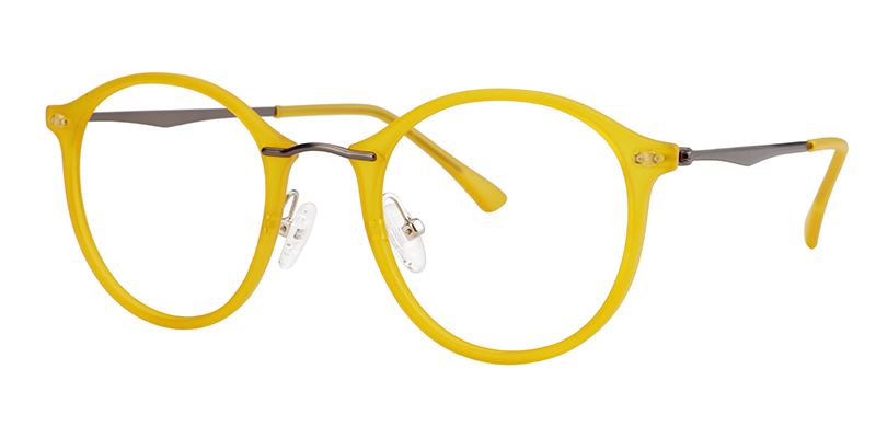 Ivy Gelb Rund Brille1