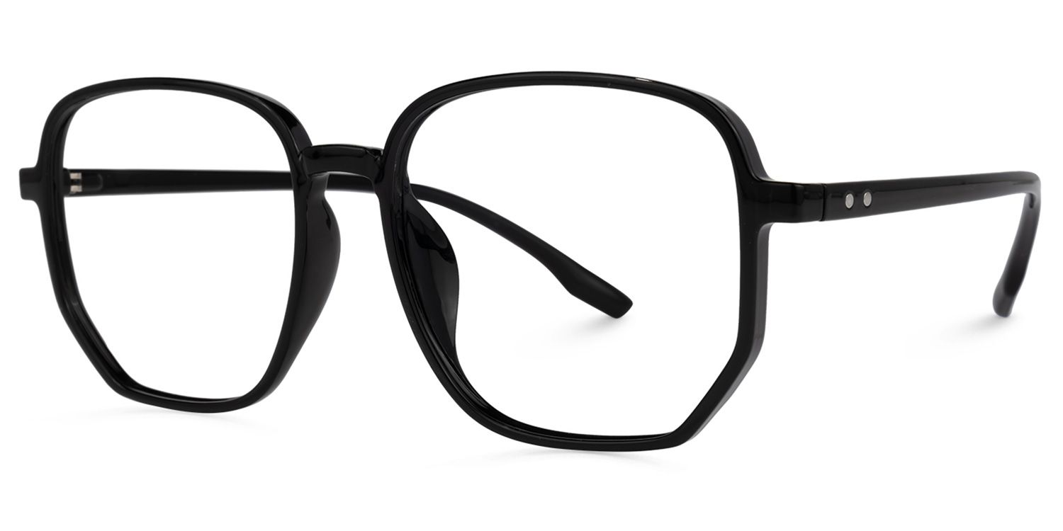 Thaddeus Schwarz Geometrisch Brille1