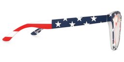 Pedro USA Nationalflagge Quadratisch Brille3