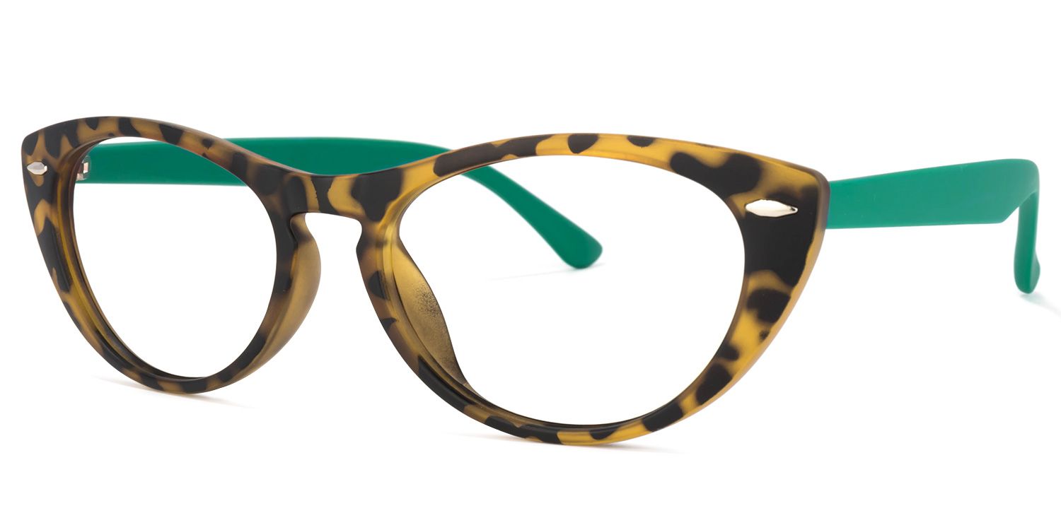 Rebecca Schildkröte Gelb Cat Eye Brille0