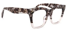 Tandy Hell Tortoise Rechteckige Brille1