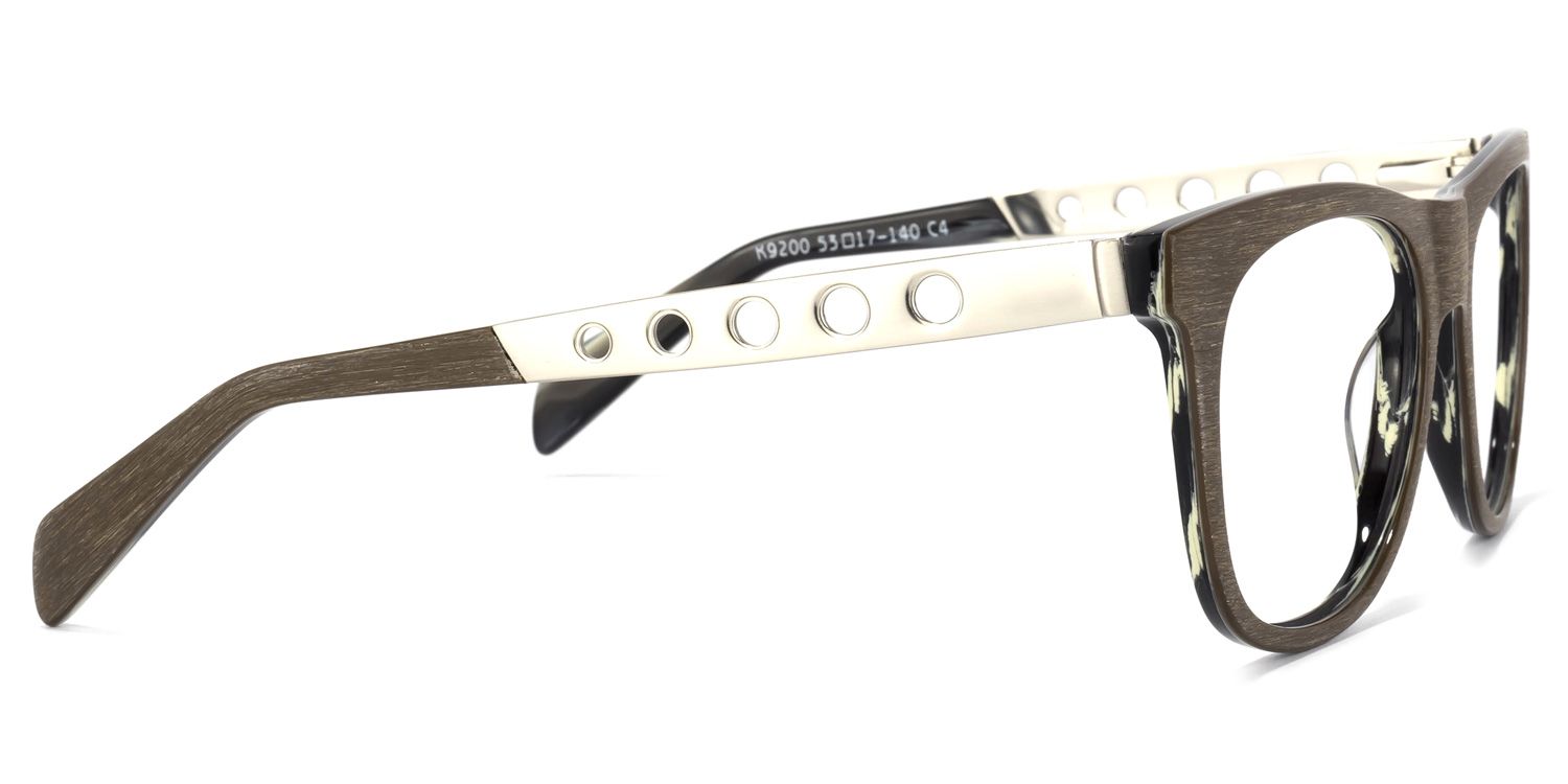Yesenia Dunkelbraun Quadratisch Brille3