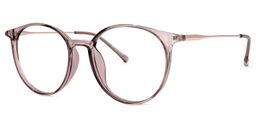 Ohnicio Lila Rund Brille1