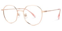 Barak Gold Geometrische Brille1