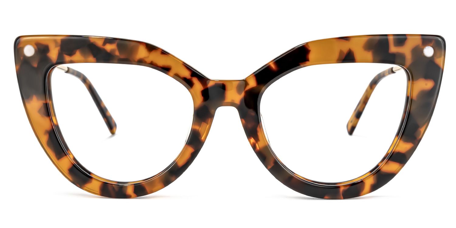 Garbo Braun-Tortoise Cateye Brille0