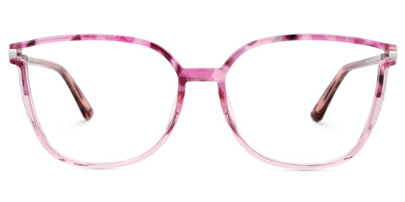 Walden Blumendruck-Rosa Quadratisch Brille