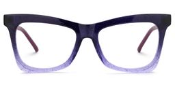 Yaritza Lila Schmetterling-Form Brillen0
