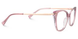 Chanda Rosa Klar Cateye Brille2