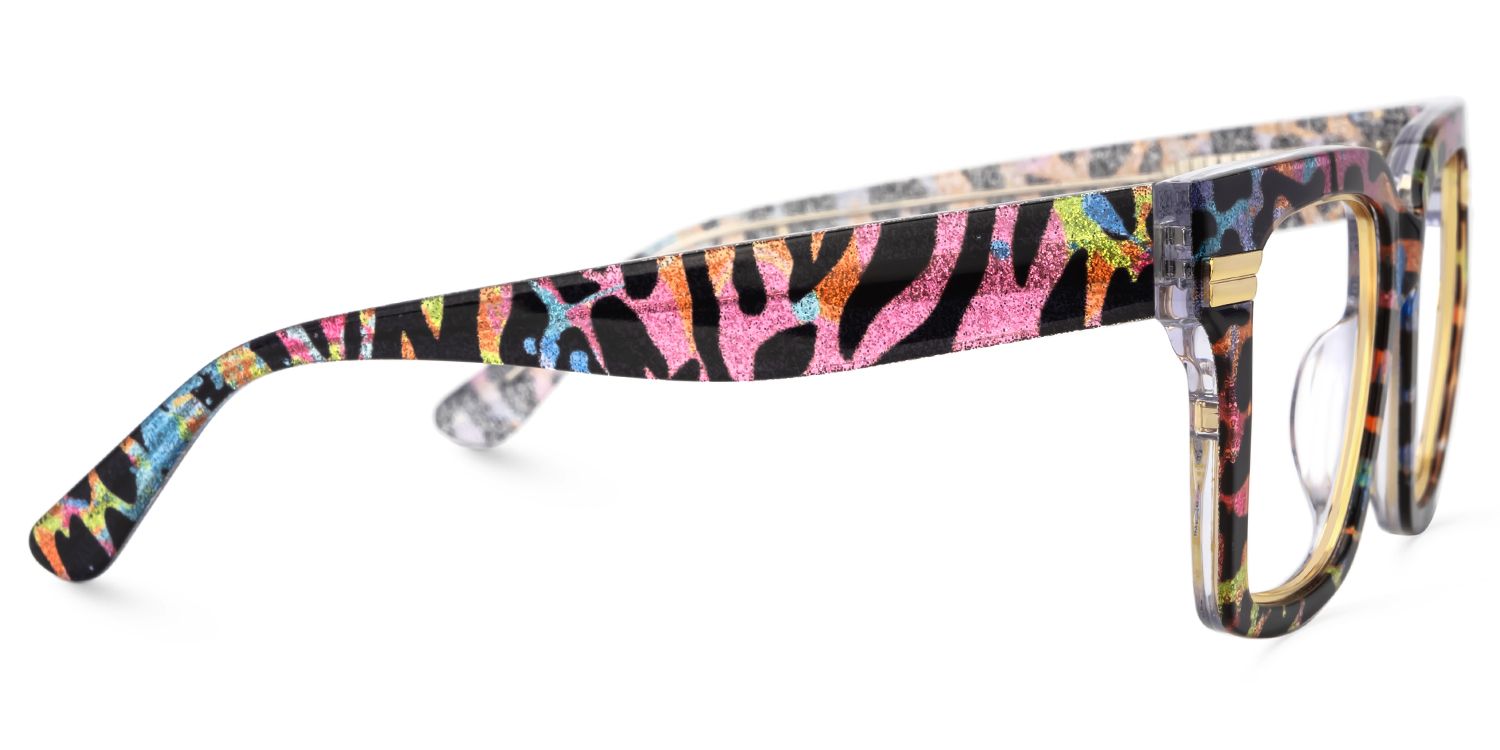 Taylor Bunt-Leo Quadratisch Gemischte Materialien Brille4