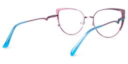 Jona Lila Blau Cateye Brille4