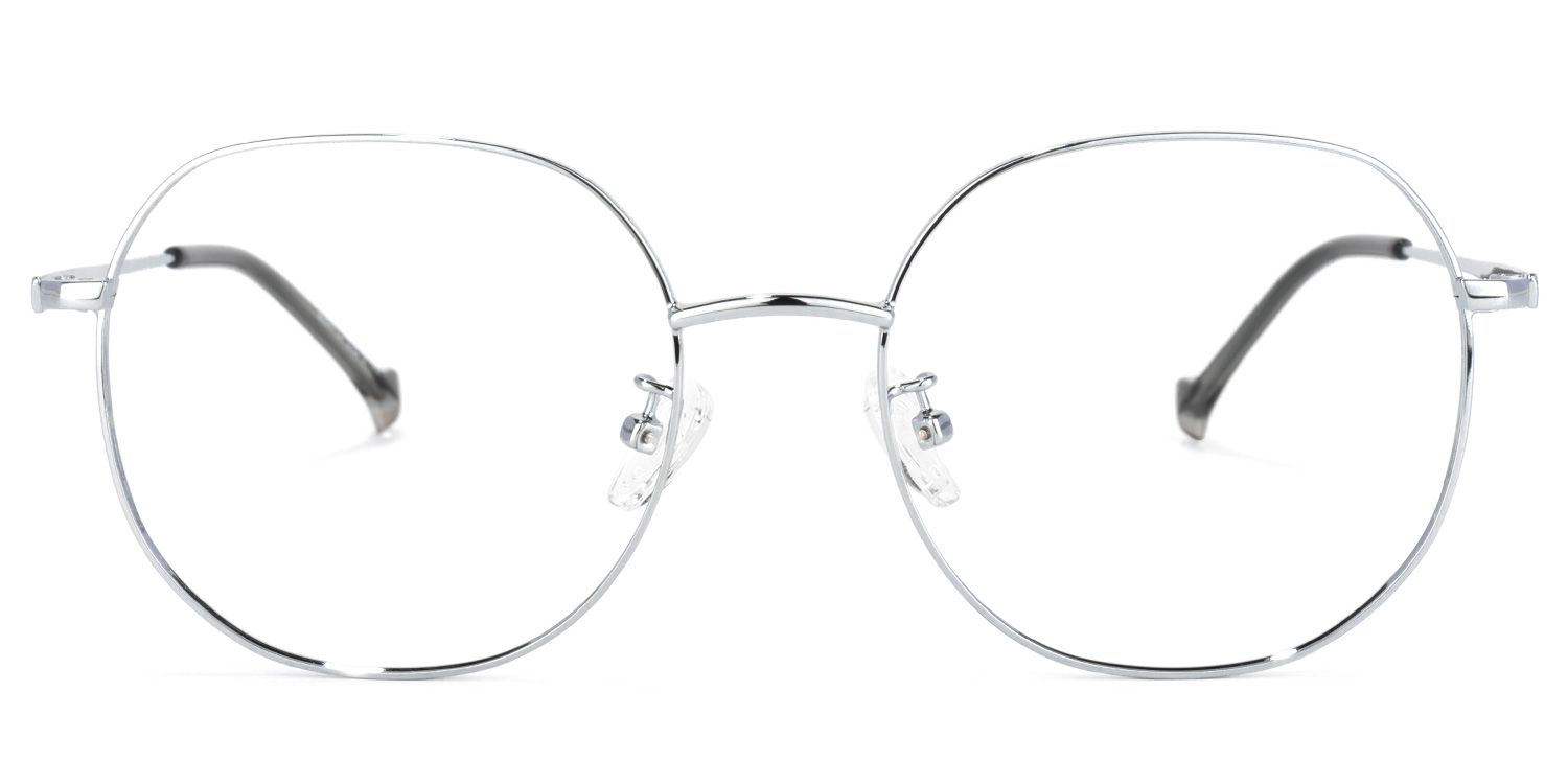 Qusay Silber Rund Brille0