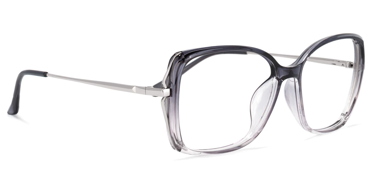 Fulleord Grau Quadratisch Brille1