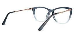 Hannah Blau Klar Cateye Brille2