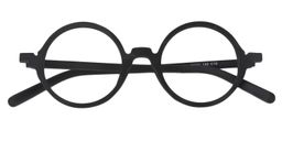Aloysius Schwarze Runde Brille1